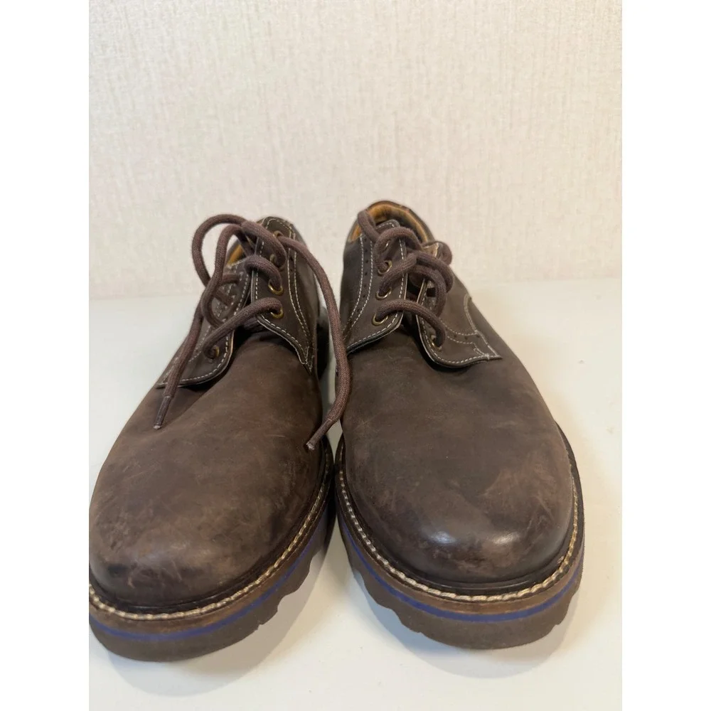 Nunn Bush Otto Plain Toe Oxford, Brown, Men's 10 Wide